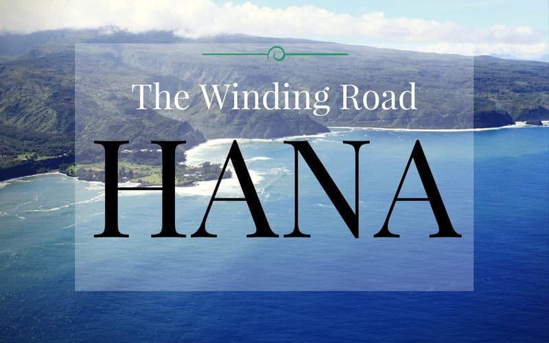 Road to Hana image showing green cliffs and ocean