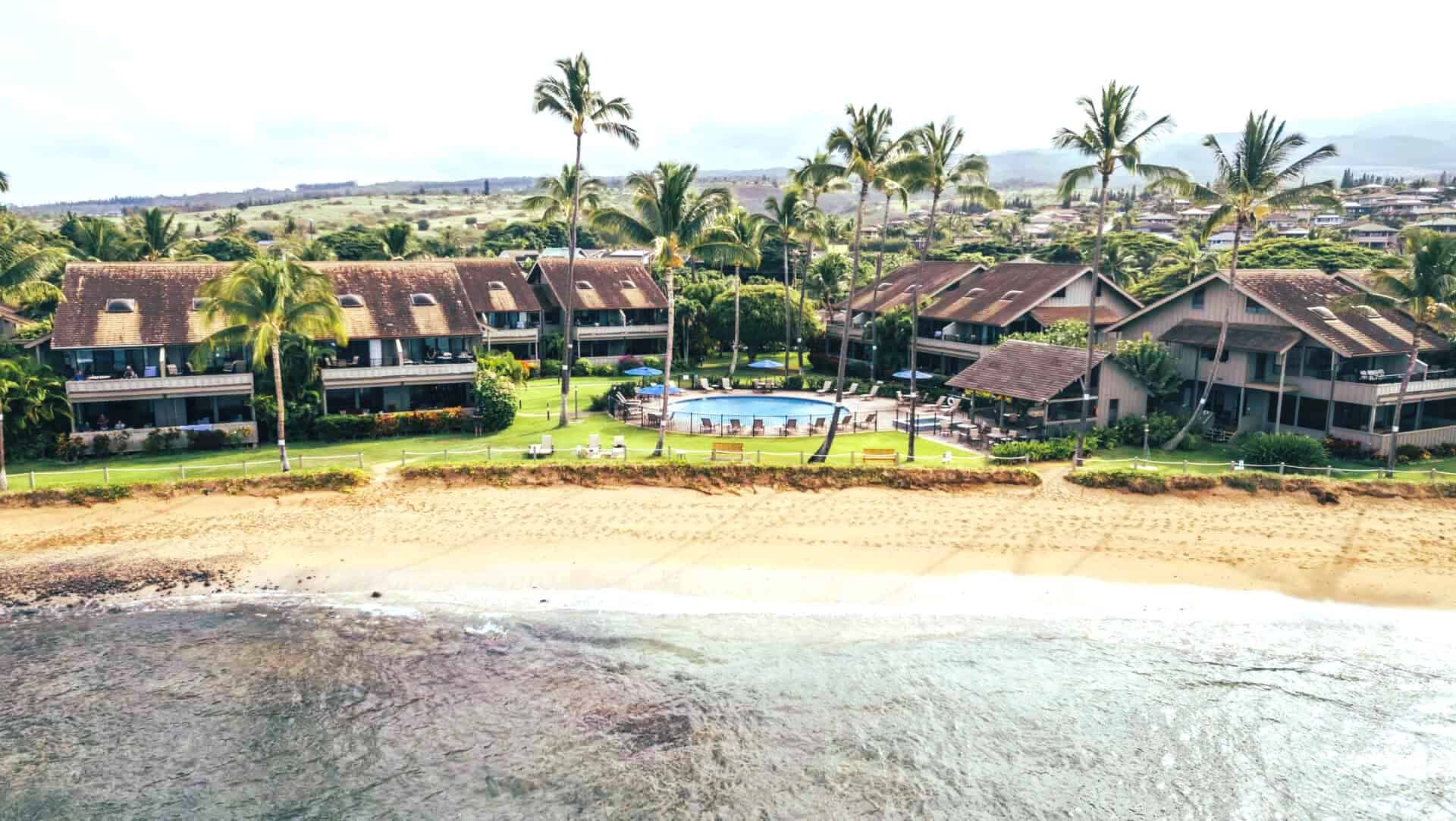 Kahana Village beachfront condo rentals